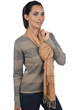 Cashmere & Seta cashmere donna scialli platine cammello ocra 201 cm x 71 cm